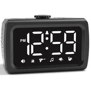 115dB Super Loud Alarm Clock for Heavy Sleepers, Large Display 115dB Super Loud Alarm Clock for Heavy Sleepers, Large Display