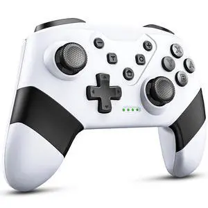 Switch Controller, Wireless Switch Controller for Switch/Switch Lite/Switch OLED, Extra Switch Controller with Paddles, Programmable Switch Remote Control with Back Buttons,Wake-up,Turbo-White Switch Controller, Wireless Switch Controller for Switch/Switch Lite/Switch OLED, Extra Switch Controller with Paddles, Programmable Switch Remote Control with Back Buttons,Wake-up,Turbo-White