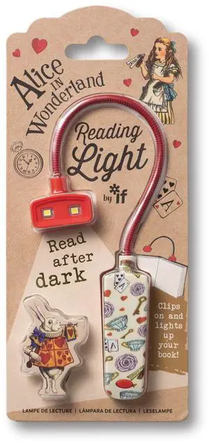 Book Lover's Reading Light - Alice, Red Book Lover's Reading Light - Alice, Red