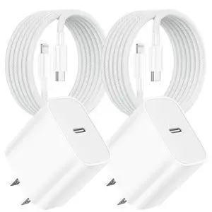 iPad Charger Fast Charging Cord 10FT 2-Pack Apple MFi Certified Long Braided USB C to Lightning Cable with 20W Type C Charger Block for iPad 9th/8th/7th/6th Generation, iPad Air/Mini, iPhone iPad Charger Fast Charging Cord 10FT 2-Pack Apple MFi Certified Long Braided USB C to Lightning Cable with 20W Type C Charger Block for iPad 9th/8th/7th/6th Generation, iPad Air/Mini, iPhone