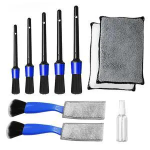 10Pcs Car Detailing Brush Set, Car Detailing Kit,Car Dashboard Cleaning Soft Brush, Suitable for Cleaning Internal Brush Panels, Vents, Leather, and Computers. 10Pcs Car Detailing Brush Set, Car Detailing Kit,Car Dashboard Cleaning Soft Brush, Suitable for Cleaning Internal Brush Panels, Vents, Leather, and Computers.