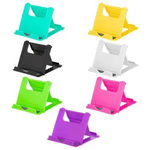 7 Pack Foldable Phone Stands Holder, Multi-Angle Desktop Tablet Stand Portable Universal Tabletop Phone Holder for All Mobile Smart Cell Phones Tablet Display 7 Pack Foldable Phone Stands Holder, Multi-Angle Desktop Tablet Stand Portable Universal Tabletop Phone Holder for All Mobile Smart Cell Phones Tablet Display