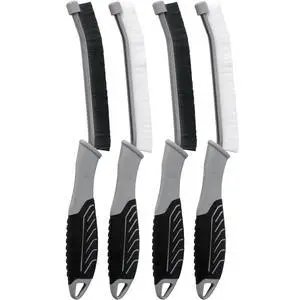 Car Detailing Brush Set for Car Cleaning Kit, Multi-Purpose Interior Car Cleaner Brush Set for Interior Detail, Includes Medium Bristles and Stiff Bristles, 4 Pack, Black/White Car Detailing Brush Set for Car Cleaning Kit, Multi-Purpose Interior Car Cleaner Brush Set for Interior Detail, Includes Medium Bristles and Stiff Bristles, 4 Pack, Black/White