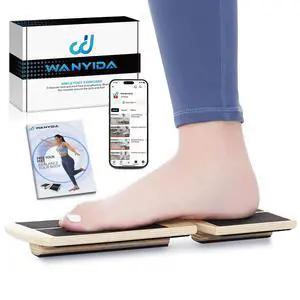 Ankle Foot Strengthener Exerciser for Sprained, Single Leg Balance Board, Posture Corrector, Foot Stretcher for Plantar Fasciitis Relief Ankle Foot Strengthener Exerciser for Sprained, Single Leg Balance Board, Posture Corrector, Foot Stretcher for Plantar Fasciitis Relief