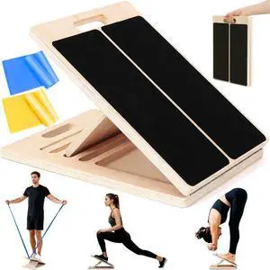 Slant Board for Calf Stretching, Wooden Slant Boards for Exercise, 300 Lbs Weight Capacity Squat Wedge, Premium Calf Stretcher, Physical Therapy Equipment for Rehab & Strength Training Slant Board for Calf Stretching, Wooden Slant Boards for Exercise, 300 Lbs Weight Capacity Squat Wedge, Premium Calf Stretcher, Physical Therapy Equipment for Rehab & Strength Training