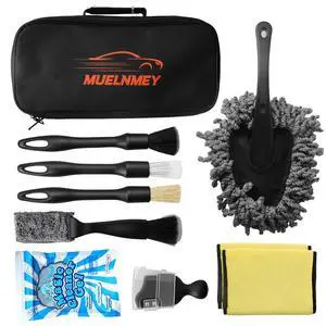 10PCS Car Detailing Brush Kit, Soft Boar Hair Brush, Car Interior Detail Brush, Fiber Brush, Car Dust Removal Brush, Car Cleaning Gel, Car Interior Cleaning Kit for Trucks, Cars, RVs, SUVs 10PCS Car Detailing Brush Kit, Soft Boar Hair Brush, Car Interior Detail Brush, Fiber Brush, Car Dust Removal Brush, Car Cleaning Gel, Car Interior Cleaning Kit for Trucks, Cars, RVs, SUVs