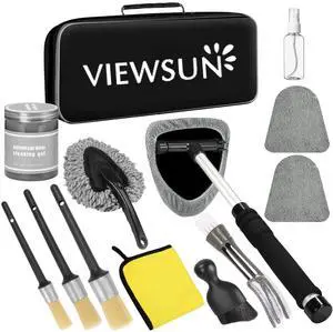 Windshield Cleaner Tool, 13Pcs Car Interior Cleaning Kit, Car Detailing Kit Interior Cleaner, Car Detailing Brushes, Car Cleaning Gel, Inside Cleaning Supplies Accessories for Women Men Windshield Cleaner Tool, 13Pcs Car Interior Cleaning Kit, Car Detailing Kit Interior Cleaner, Car Detailing Brushes, Car Cleaning Gel, Inside Cleaning Supplies Accessories for Women Men