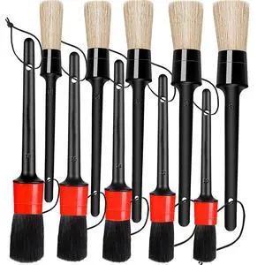 Detailing Brush Set - 10 Pcs Detail Brushes Car Detailing, Auto Boar Hair Car Detailing Kit for Cleaning Interior Exterior - Vehicles Wheels Leather Engine Dashboard Detailing Brush Set - 10 Pcs Detail Brushes Car Detailing, Auto Boar Hair Car Detailing Kit for Cleaning Interior Exterior - Vehicles Wheels Leather Engine Dashboard