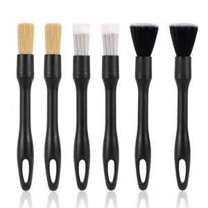 6pcs Car Detailing Brush Set, Soft Medium and Hard Bristle Automotive Cleaning Brushes Multi-Use Car Interior Detail Dust Brush Tools for Auto Truck SUV RV Motorcycle Leather Exterior 6pcs Car Detailing Brush Set, Soft Medium and Hard Bristle Automotive Cleaning Brushes Multi-Use Car Interior Detail Dust Brush Tools for Auto Truck SUV RV Motorcycle Leather Exterior