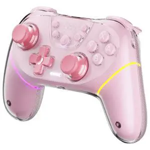 Wireless Controllers for Switch,Controller for Nintendo Switch/Lite/OLED/Switch 2/Windows PC/Tesla with Programmable/Vibration/Dual Turbo Funtion,Controller for Switch Pro Gamepad (Switch pink) Wireless Controllers for Switch,Controller for Nintendo Switch/Lite/OLED/Switch 2/Windows PC/Tesla with Programmable/Vibration/Dual Turbo Funtion,Controller for Switch Pro Gamepad (Switch pink)