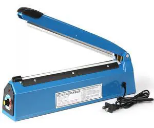 12 Inch Impulse Heat Sealer Impulse Bag Sealer, Manual Poly Bag Heat Sealer Machine for Plastic Bags PE PP Bags with Extra Replace Element Grip 12 Inch Impulse Heat Sealer Impulse Bag Sealer, Manual Poly Bag Heat Sealer Machine for Plastic Bags PE PP Bags with Extra Replace Element Grip