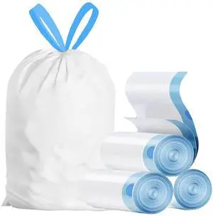 15 Gallon white drawstring trash bags 15 Gallon white drawstring trash bags