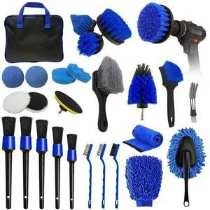 26PCS Car Detailing Kit, Car Detailing Brush Set, Car Cleaning Kit, Auto Detailing Tools for Interior Exterior Wheels, Professional Car Wash Accessories with Windshield Cleaning Tool and Storage Bag 26PCS Car Detailing Kit, Car Detailing Brush Set, Car Cleaning Kit, Auto Detailing Tools for Interior Exterior Wheels, Professional Car Wash Accessories with Windshield Cleaning Tool and Storage Bag