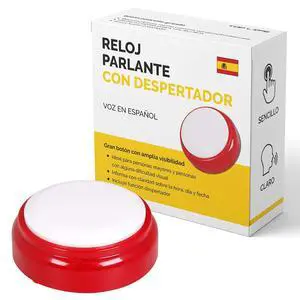Spanish Talking Clock - Reloj Parlante con Voz en Español - Telling Time in Spanish for The Visually Impaired, Blind, Elderly, Alzheimer's - Speaking Clock 12h and 24h Formats Spanish Talking Clock - Reloj Parlante con Voz en Español - Telling Time in Spanish for The Visually Impaired, Blind, Elderly, Alzheimer's - Speaking Clock 12h and 24h Formats