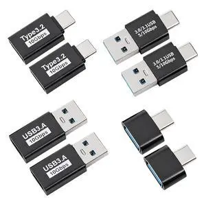 8 Packs USB 3.0/3.1 Male to USB-C Male Adapter 8 Packs USB 3.0/3.1 Male to USB-C Male Adapter