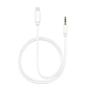 AUX Cord for iPhone, Audio Cable, 3.3ft, White AUX Cord for iPhone, Audio Cable, 3.3ft, White