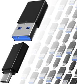 USB to USBC Adapter 12 Pack OTG, 6*UsbMale to UsbCFemale & 6*Type C Male to A Female USB 3.0 High-Speed Data Transfer & Fast Charging for iPhone/Samsung/iPad/Laptop/MacBook etc USB to USBC Adapter 12 Pack OTG, 6*UsbMale to UsbCFemale & 6*Type C Male to A Female USB 3.0 High-Speed Data Transfer & Fast Charging for iPhone/Samsung/iPad/Laptop/MacBook etc