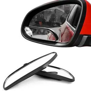 2PCS Blind Spot Car Mirror, Rectangular HD Glass Wide Angle Rearview Mirror with Adjustable Stick, Long Framed ABS Housing Convex Side Rear View Mirrors for Car SUV Truck (2 PCS) 2PCS Blind Spot Car Mirror, Rectangular HD Glass Wide Angle Rearview Mirror with Adjustable Stick, Long Framed ABS Housing Convex Side Rear View Mirrors for Car SUV Truck (2 PCS)