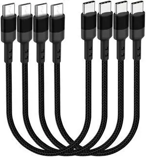 USB C to Micro USB Cable 1ft 4-Pack, Short Micro USB to Type C Adapter Cable Braided, OTG 480Mbps Data Transfer USB C to USB Micro Compatible with Galaxy S7 S6, J7, J3, MacBook Pro Air USB C to Micro USB Cable 1ft 4-Pack, Short Micro USB to Type C Adapter Cable Braided, OTG 480Mbps Data Transfer USB C to USB Micro Compatible with Galaxy S7 S6, J7, J3, MacBook Pro Air