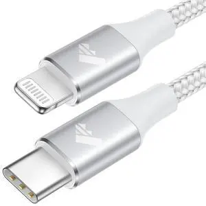 USB C to Lightning Cable 6FT, Power iPhone Charger Cord MFi Certified Braided Fast iPhone Type C Charging Cord Compatible with iPhone 14 13 12 Pro Max Mini USB C to Lightning Cable 6FT, Power iPhone Charger Cord MFi Certified Braided Fast iPhone Type C Charging Cord Compatible with iPhone 14 13 12 Pro Max Mini
