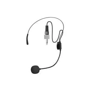 Replacement Headset Microphone with 3.5mm Locking Screw Plug, Unidirectional Microphone Replacement Mic Compatible Wireless Microphone System Replacement Headset Microphone with 3.5mm Locking Screw Plug, Unidirectional Microphone Replacement Mic Compatible Wireless Microphone System