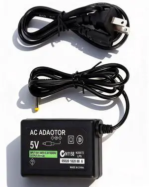 Replacement PSP Charger AC Adapter 5V Compatible with Sony PSP 1000 PSP Slim & Lite 2000 3000 PSP-110 PSP-1001 Series PSP-1001, 2001, PlayStation 3001 E-1000 L-Shape Replacement Sony Power Cord Replacement PSP Charger AC Adapter 5V Compatible with Sony PSP 1000 PSP Slim & Lite 2000 3000 PSP-110 PSP-1001 Series PSP-1001, 2001, PlayStation 3001 E-1000 L-Shape Replacement Sony Power Cord