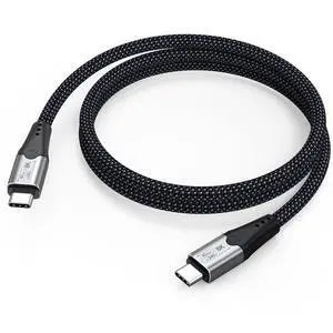 USB C Monitor Cable 3FT, 8K USB C 4 Video Cable with 8K@60Hz/4K@144Hz Dispaly, 40Gbps Data Transfer, 240W Fast Charging, USBC to Type C Cord for Monitor, Mini PC, Laptop, Phone, Portable SSD, Dock USB C Monitor Cable 3FT, 8K USB C 4 Video Cable with 8K@60Hz/4K@144Hz Dispaly, 40Gbps Data Transfer, 240W Fast Charging, USBC to Type C Cord for Monitor, Mini PC, Laptop, Phone, Portable SSD, Dock