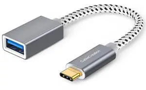 USB to USB C Adapter 0.5FT/0.15m, USB C OTG Cable,Type C to USB A Female Connector for MacBook Pro Air, iPad mini/Pro, XPS, Galaxy S22 Ultra, iPhone 16, Surface Go USB to USB C Adapter 0.5FT/0.15m, USB C OTG Cable,Type C to USB A Female Connector for MacBook Pro Air, iPad mini/Pro, XPS, Galaxy S22 Ultra, iPhone 16, Surface Go