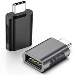 USB C Adapter, USBC Male to A Female 3.2 Connector, OTG Adapter Type C Converter USB High Speed Data Transfer for MacBook, Ipad, iPhone, Samsung Galaxy and More Type C Devices (2 Pack) USB C Adapter, USBC Male to A Female 3.2 Connector, OTG Adapter Type C Converter USB High Speed Data Transfer for MacBook, Ipad, iPhone, Samsung Galaxy and More Type C Devices (2 Pack)