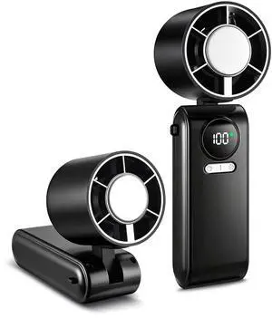 Portable Handheld Turbo Fan, High Speed Cooling Fan, Battery Operated, Up to 10 Working Hours, 3 IN 1 Hand Fans with Air Turbo Tech Cooling Fan for Outdoor Activities, Travel, Beach Portable Handheld Turbo Fan, High Speed Cooling Fan, Battery Operated, Up to 10 Working Hours, 3 IN 1 Hand Fans with Air Turbo Tech Cooling Fan for Outdoor Activities, Travel, Beach