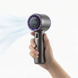 Handheld Turbo Fan Pro 199 Levels | Portable Fan for Travel with Digital Display | Ultra Powerful Airflow, Brushless Motor | USB-C Fast Charging | Lightweight Handheld Mini Fan Handheld Turbo Fan Pro 199 Levels | Portable Fan for Travel with Digital Display | Ultra Powerful Airflow, Brushless Motor | USB-C Fast Charging | Lightweight Handheld Mini Fan