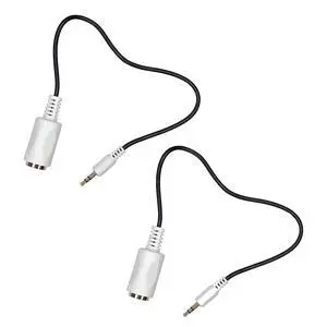 (2 Pack of Type-B MIDI to 3.5mm Adapter 13" Inch Cables in White (2 Pack of Type-B MIDI to 3.5mm Adapter 13" Inch Cables in White