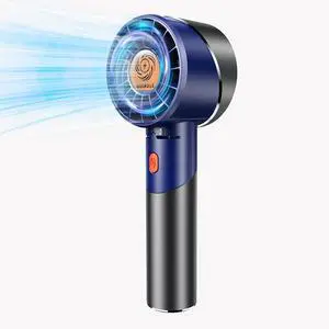 Handheld Fan,Portable Turbo Fan,Powerful Personal Fan(7000rpm High-Speed Motor,Battery Work 3-16 H),USB Rechargeable Mini Handheld Fan for Travel/Outdoor/Gift/Makeup (Navy Blue) Handheld Fan,Portable Turbo Fan,Powerful Personal Fan(7000rpm High-Speed Motor,Battery Work 3-16 H),USB Rechargeable Mini Handheld Fan for Travel/Outdoor/Gift/Makeup (Navy Blue)