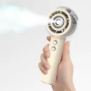 Portable Misting Fan, Handheld Turbo Fan with Mist, 6000mAh Battery Rechargeable Personal Fans Mister 4-Speed, 25ml Water Spray Tank, Gifts for Women Men Home Office Travel Outdoor Camping Portable Misting Fan, Handheld Turbo Fan with Mist, 6000mAh Battery Rechargeable Personal Fans Mister 4-Speed, 25ml Water Spray Tank, Gifts for Women Men Home Office Travel Outdoor Camping