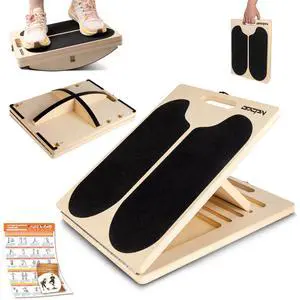 3-in-1 Slant Board & 180°/360° Balance Board, Portable 6 Angle Adjustable Calf Stretcher with Training Poster, Anti-Slip 300LBS Wobble Board for Physical Therapy, Standing Desk & Core Strength 3-in-1 Slant Board & 180°/360° Balance Board, Portable 6 Angle Adjustable Calf Stretcher with Training Poster, Anti-Slip 300LBS Wobble Board for Physical Therapy, Standing Desk & Core Strength