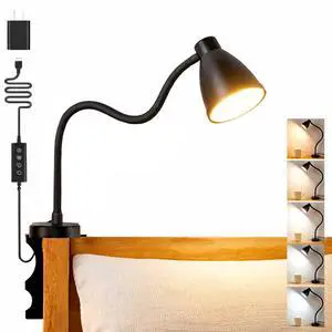 No Install Bedside Reading Light, Clip-Free Wall Mounted Lamp Black No Install Bedside Reading Light, Clip-Free Wall Mounted Lamp Black