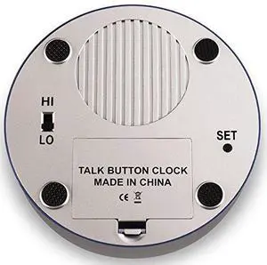 Extra Large Talking Button Clock - for The Blind, Elderly or Visually impaired Extra Large Talking Button Clock - for The Blind, Elderly or Visually impaired