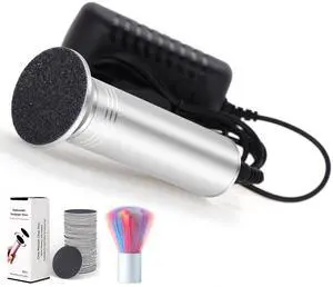 Upgraded Electric Callus Remover for Feet 1200rpm, Adjustable Speed Professional Electric Foot File Pedicure Foot Sander with 60 Replaceable Sandpaper Discs for Heel Dead Skin, Silver Upgraded Electric Callus Remover for Feet 1200rpm, Adjustable Speed Professional Electric Foot File Pedicure Foot Sander with 60 Replaceable Sandpaper Discs for Heel Dead Skin, Silver
