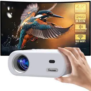 Mini Projector, Projector with WiFi and Bluetooth, 1080P Support Portable Projector, Built-in Speaker, Compatible with Smartphone/Tablet/TV Stick, Movie Projectors for Bedroom, Home Theater, Kids Gift Mini Projector, Projector with WiFi and Bluetooth, 1080P Support Portable Projector, Built-in Speaker, Compatible with Smartphone/Tablet/TV Stick, Movie Projectors for Bedroom, Home Theater, Kids Gift