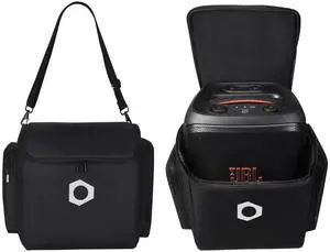Portable Carrying Case for JBL PartyBox Encore 2 & Encore Essential Speaker Shockproof Travel Bag with Mic Holders, Accessory Pocket, Adjustable Strap Lightweight Protective Cover Portable Carrying Case for JBL PartyBox Encore 2 & Encore Essential Speaker Shockproof Travel Bag with Mic Holders, Accessory Pocket, Adjustable Strap Lightweight Protective Cover