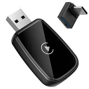 4 in 1 Wireless CarPlay Adapter Car Screen Mirroring Adapter for Apple iPhone& Android, Convert Wired CarPlay to Wireless, Stable Control & No Delay Latency, Plug and Play 4 in 1 Wireless CarPlay Adapter Car Screen Mirroring Adapter for Apple iPhone& Android, Convert Wired CarPlay to Wireless, Stable Control & No Delay Latency, Plug and Play