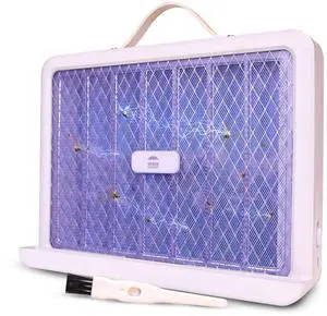 Electric Bug Zapper, LED UV Light Trap Mosquito, Portable & Wall-Mountable High-Voltage Electric Mosquito Bug Zapper Indoor & Outdoor with Safety Mesh Electric Bug Zapper, LED UV Light Trap Mosquito, Portable & Wall-Mountable High-Voltage Electric Mosquito Bug Zapper Indoor & Outdoor with Safety Mesh