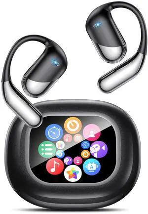 AI Real-Time Translation Earbuds, 198 Languages Two-Way Translator Headphones, Bluetooth 6.1 OWS Open Ear Earphones with LCD Touch Screen, Portable Translator Device for Travel, Meetings & Learning AI Real-Time Translation Earbuds, 198 Languages Two-Way Translator Headphones, Bluetooth 6.1 OWS Open Ear Earphones with LCD Touch Screen, Portable Translator Device for Travel, Meetings & Learning