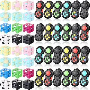 48 Pcs Bulk Fidget Pad Controller and Cube Toys Party Favors Mini Blocks Game Controller for Anxiety Stress Relief Birthday Return Gifts Stocking Stuffers for Boy and Girl 48 Pcs Bulk Fidget Pad Controller and Cube Toys Party Favors Mini Blocks Game Controller for Anxiety Stress Relief Birthday Return Gifts Stocking Stuffers for Boy and Girl