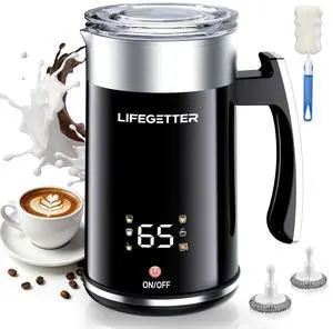Milk Frother and Steamer 6-in-1 Electric Milk Frother 420ml/14.2oz Automatic Hot and Cold Foam Maker with Temp Contro Milk Warmer for Latte Cappuccino Macchiato Hot Chocolate Yogurt Milk Frother and Steamer 6-in-1 Electric Milk Frother 420ml/14.2oz Automatic Hot and Cold Foam Maker with Temp Contro Milk Warmer for Latte Cappuccino Macchiato Hot Chocolate Yogurt