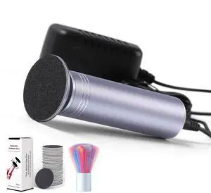 Upgraded Electric Callus Remover for Feet 1200RPM, Adjustable Speed Professional Electric Foot File Sander Pedicure Tools with 60pcs Sandpaper Discs Dead Skin Remover, with Clean Brush (FCR-02 Gray) Upgraded Electric Callus Remover for Feet 1200RPM, Adjustable Speed Professional Electric Foot File Sander Pedicure Tools with 60pcs Sandpaper Discs Dead Skin Remover, with Clean Brush (FCR-02 Gray)
