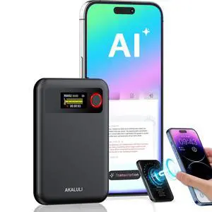 AI Voice Recorder with Transcribe Summarize: Note Voice Recorder with APP Control, 30H Continuous Recording, 64GB Memory Support 100+ Languages, AI Recorder for Calls, Lectures, Meetings AI Voice Recorder with Transcribe Summarize: Note Voice Recorder with APP Control, 30H Continuous Recording, 64GB Memory Support 100+ Languages, AI Recorder for Calls, Lectures, Meetings