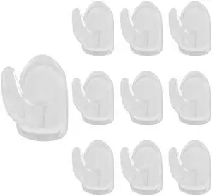 10Pcs Clear Adhesive Wall Hooks for Hanging, Heavy Duty Adhesive Hooks, for Outdoor String Lights, no Nail Picture Hangers, for Kitchen Bathroom Bedroom Office 10Pcs Clear Adhesive Wall Hooks for Hanging, Heavy Duty Adhesive Hooks, for Outdoor String Lights, no Nail Picture Hangers, for Kitchen Bathroom Bedroom Office
