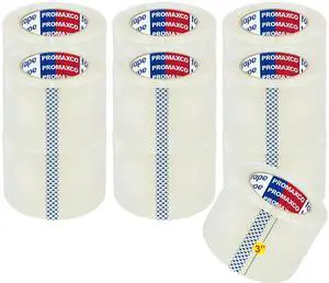3" Heavy Duty Packing Tape, 12 Rolls, Clear, 3" Core, Total 660Y, Clear, 2.2 mil, 3 inch x 55 Yards, Refill for Packaging and Shipping(3 in Width) 3" Heavy Duty Packing Tape, 12 Rolls, Clear, 3" Core, Total 660Y, Clear, 2.2 mil, 3 inch x 55 Yards, Refill for Packaging and Shipping(3 in Width)