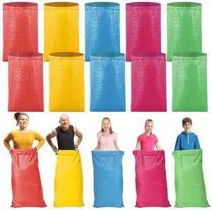 10Pcs Colorful Potato Sack Race Bags, Reusable Vegetable Produce Bags for Potato Tomato Onion Bean Corn Garlic Storage 10Pcs Colorful Potato Sack Race Bags, Reusable Vegetable Produce Bags for Potato Tomato Onion Bean Corn Garlic Storage